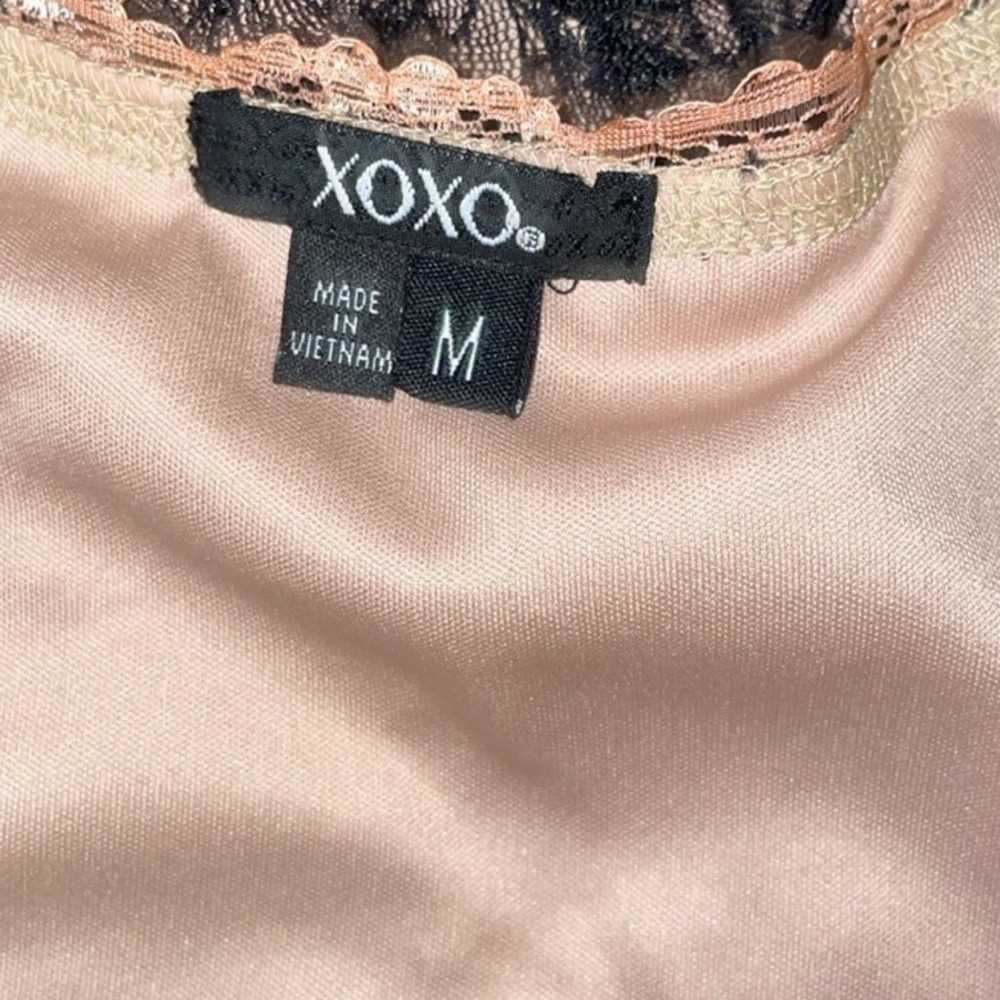 XOXO vintage lace corset boned blouse - image 3