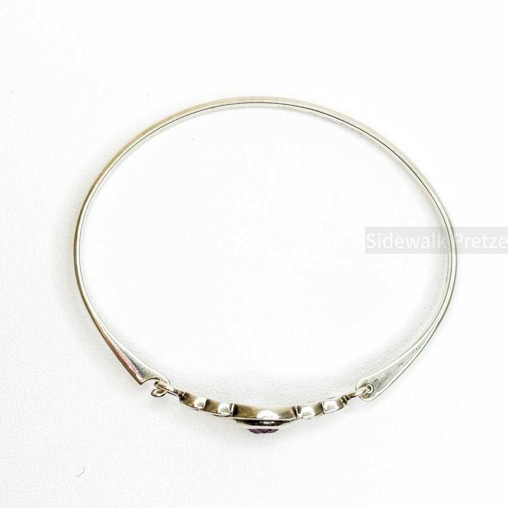 Sterling Silver + Amethyst Celtic Knot Bracelet - image 3