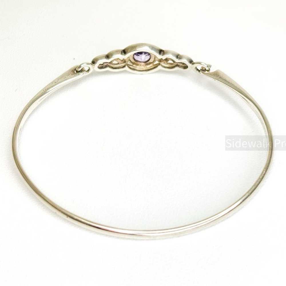 Sterling Silver + Amethyst Celtic Knot Bracelet - image 5