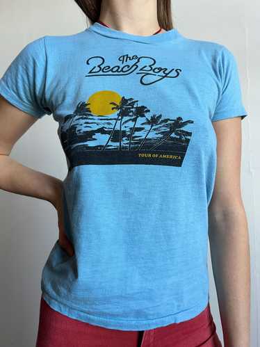 Vintage 1970's The Beach Boys T Shirt, Band Tee, 7
