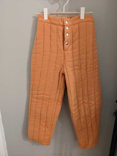 Riley Quilted Pants Clay - KORDAL STUDIO