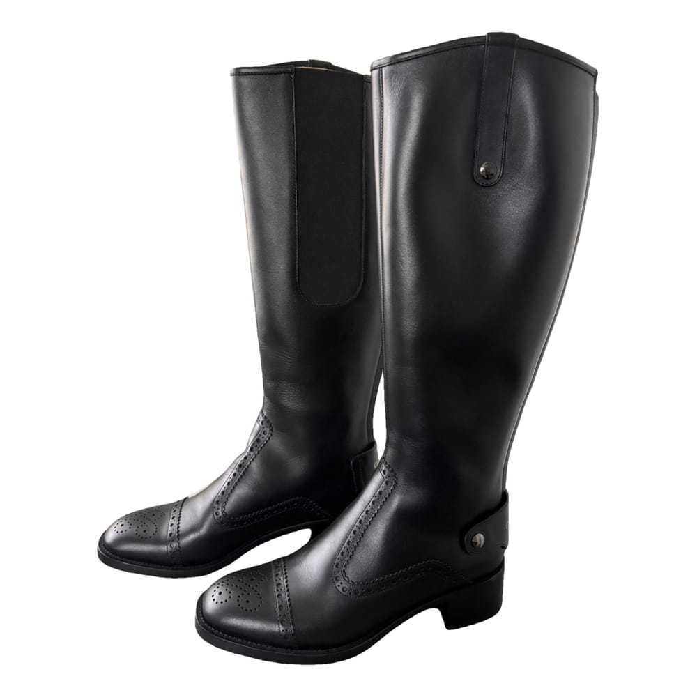 Dior Pony-style calfskin riding boots - image 1