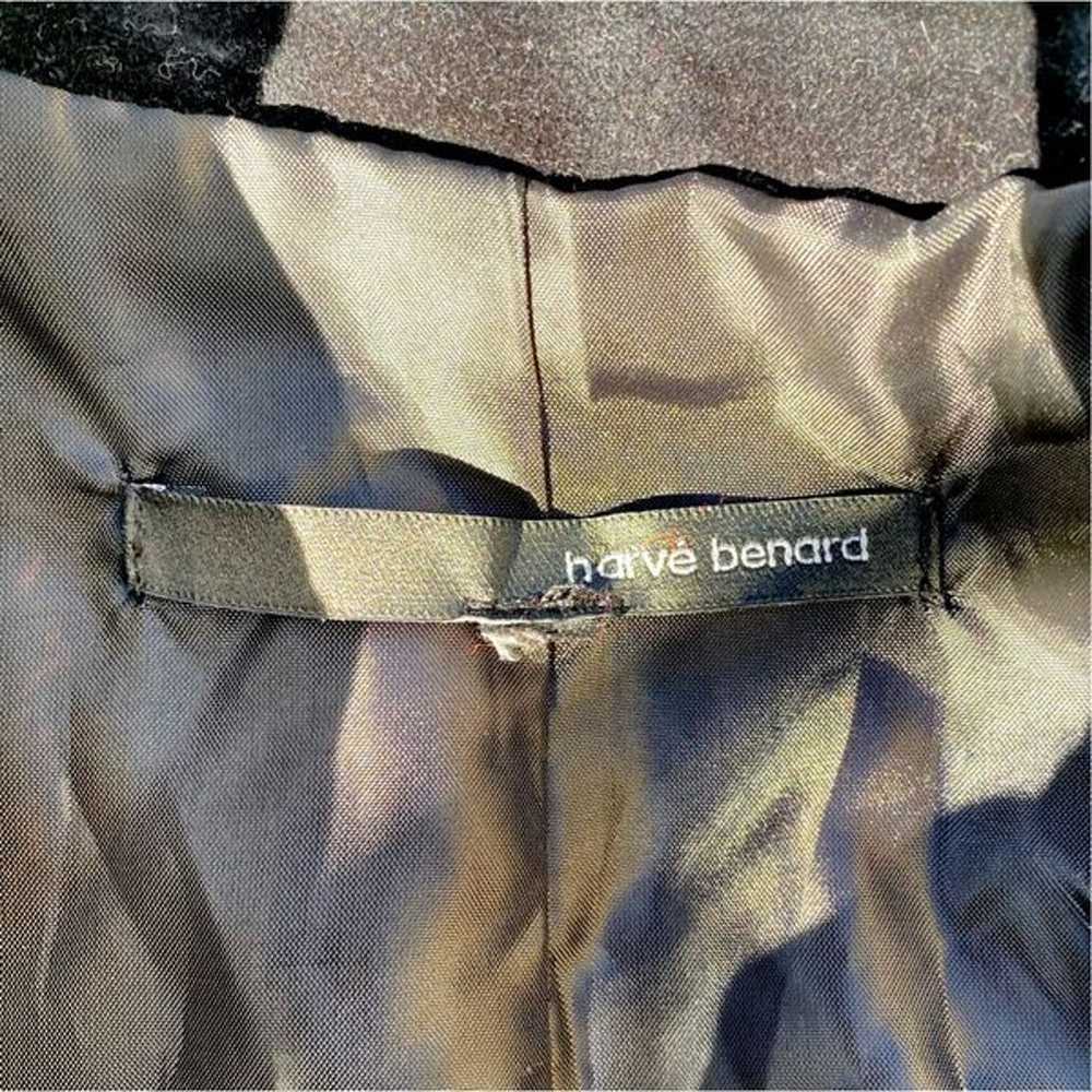 Harve Benard Black Velvet Open Blazer Jacket - image 7