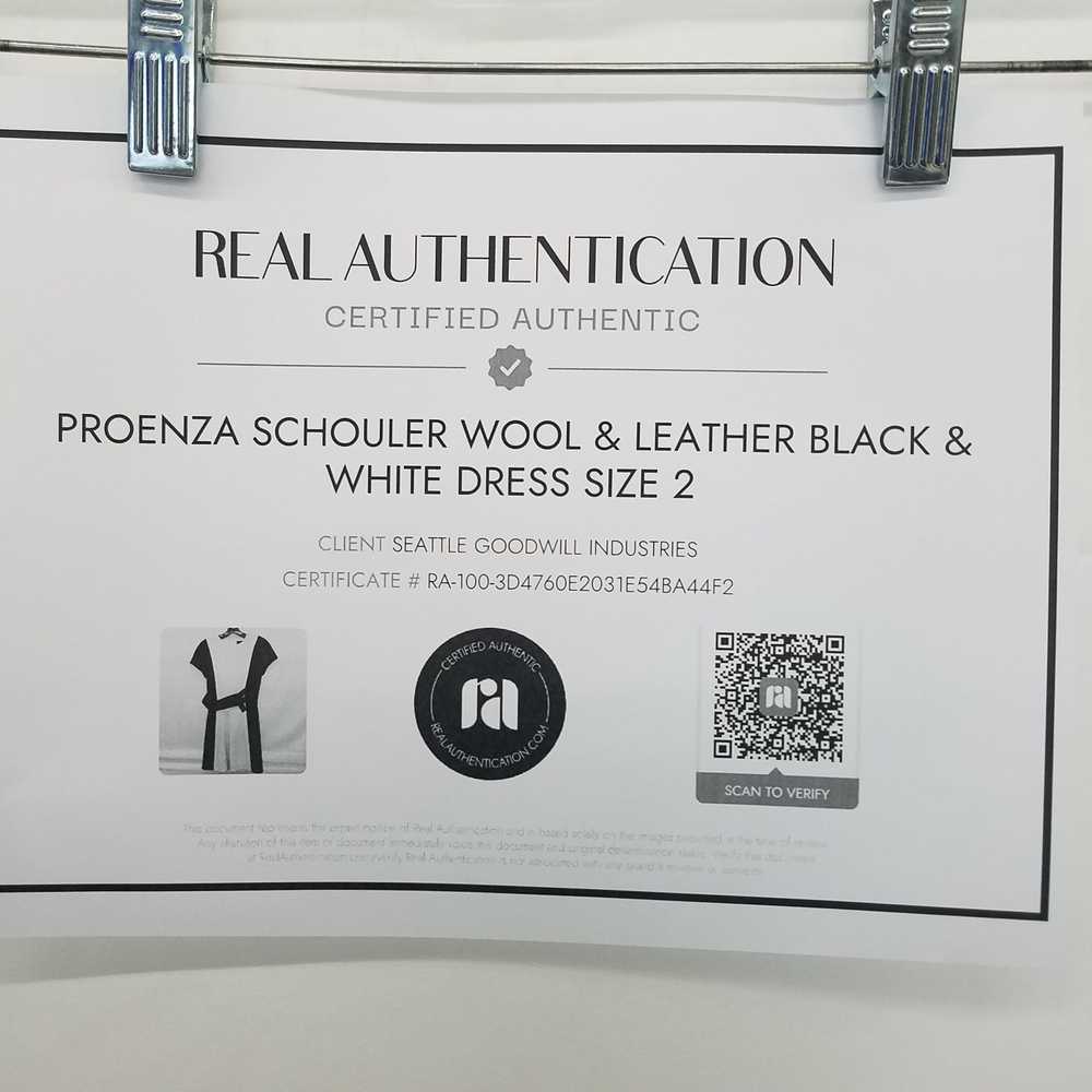 AUTHENTICATED WMNS PROENZA SCHOULER WOOL LEATHER … - image 2