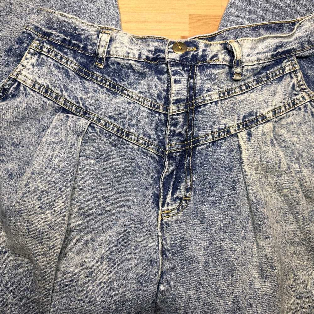80s Acid Washed Jeans: SZ 14 - image 6