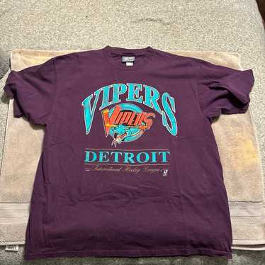 Vintage Men's Flint Vipers Purple Nutmeg IHL Hocke
