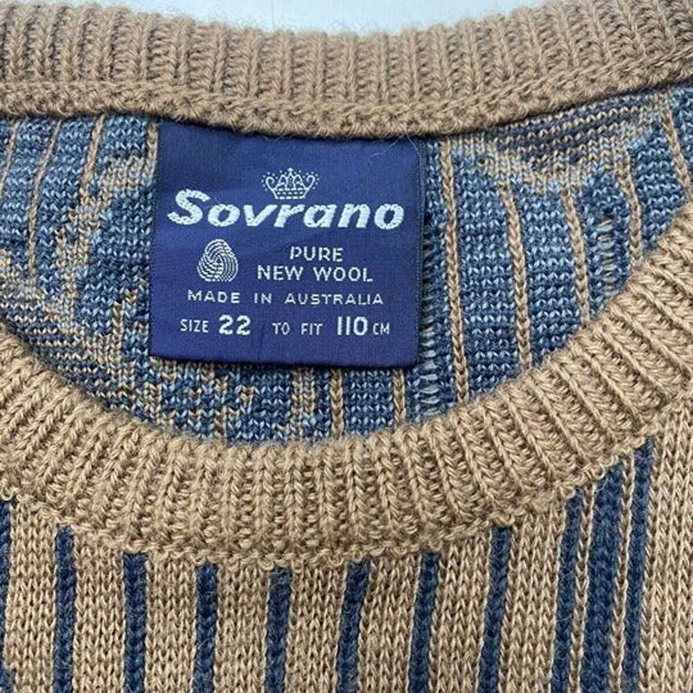 Vintage Sovrano Men's Pullover Knit Sweater New W… - image 2
