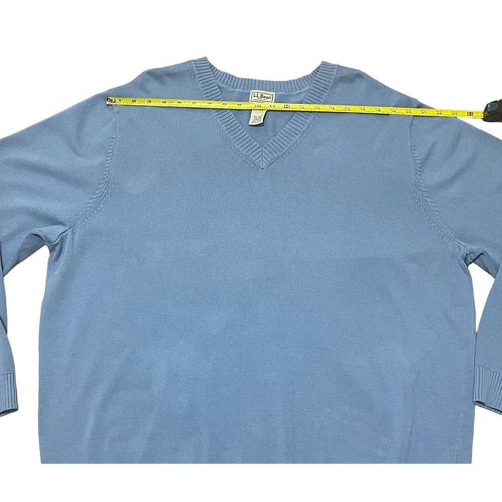 LL Bean Sweater Mens XX Large Blue Grandpacore Da… - image 5