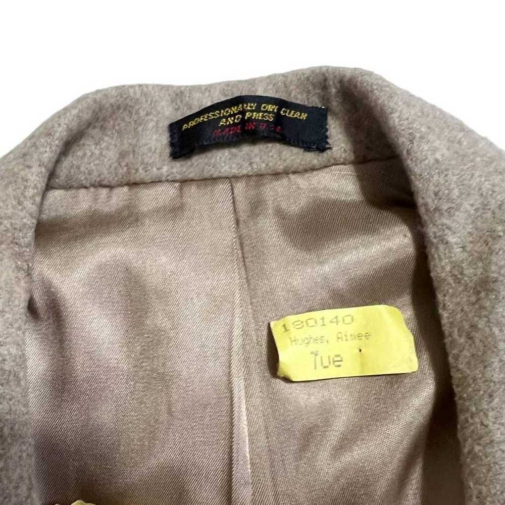 Vintage Tan Wool Fully Lined Man's Blazer, Size M… - image 4