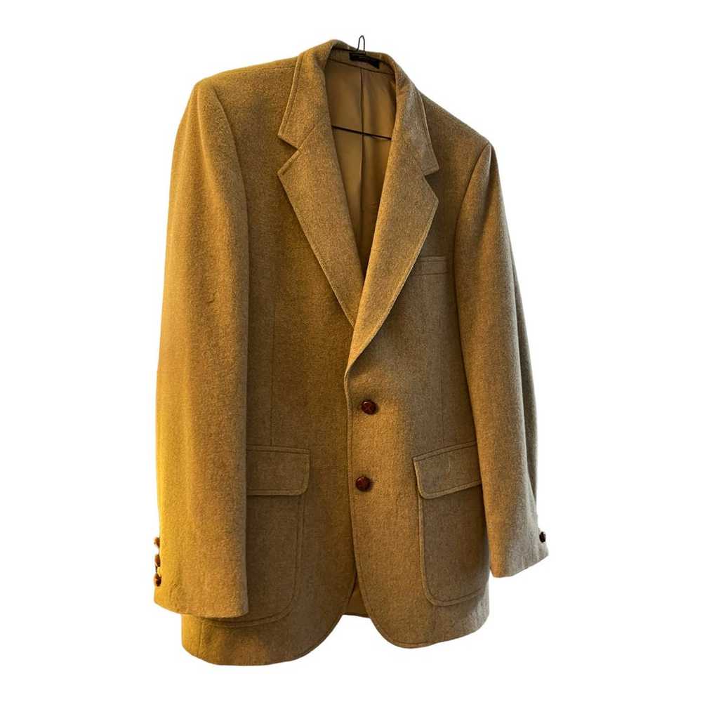 Vintage Tan Wool Fully Lined Man's Blazer, Size M… - image 6