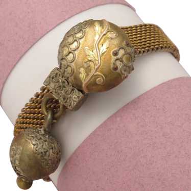 Victorian Etruscan Style Silver Twist Back Earrings 