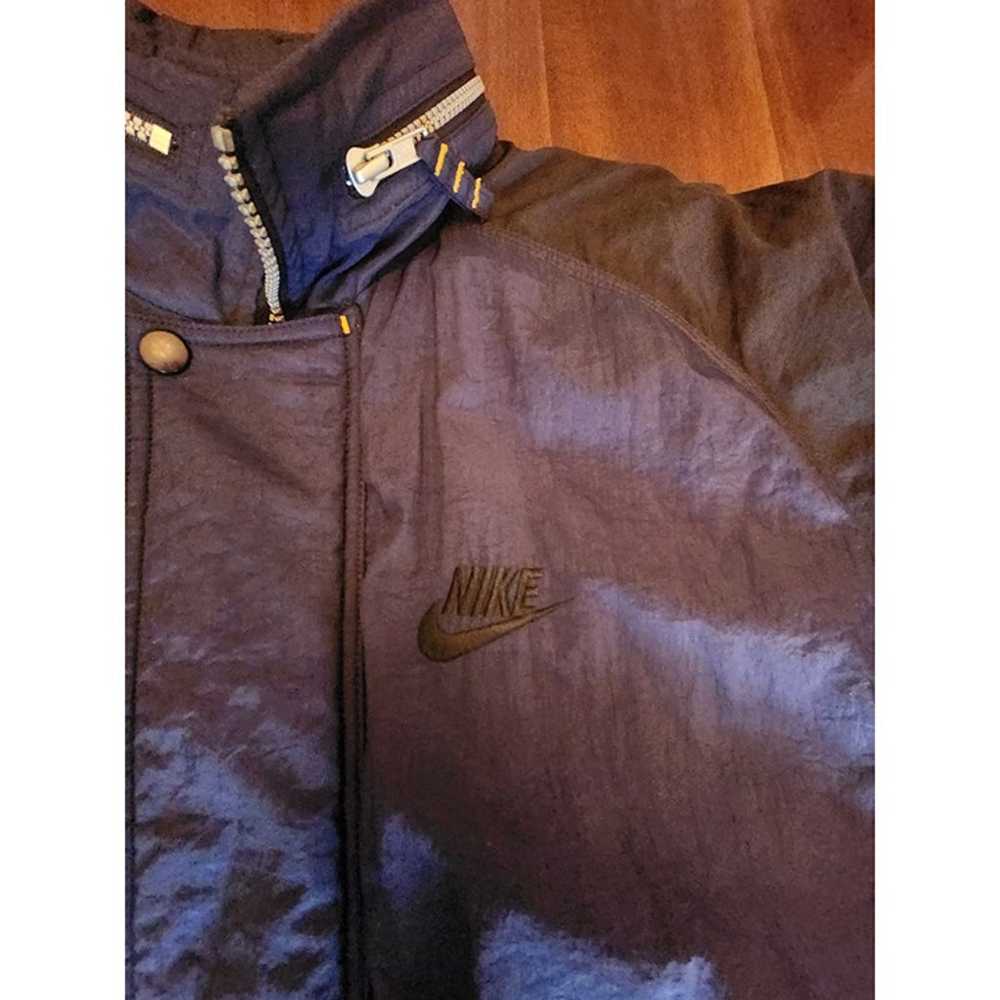 Vintage Nike Mens Puffer Jacket Blue X Large Spel… - image 2