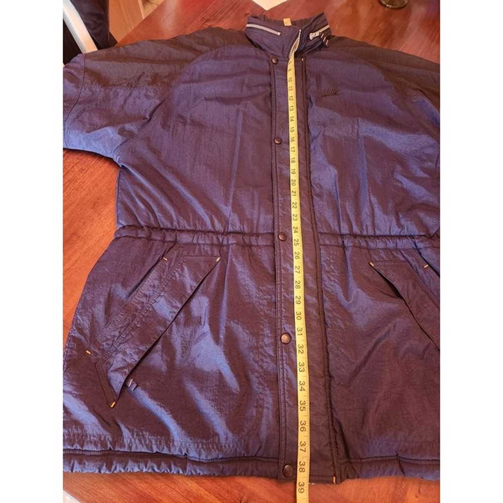 Vintage Nike Mens Puffer Jacket Blue X Large Spel… - image 8