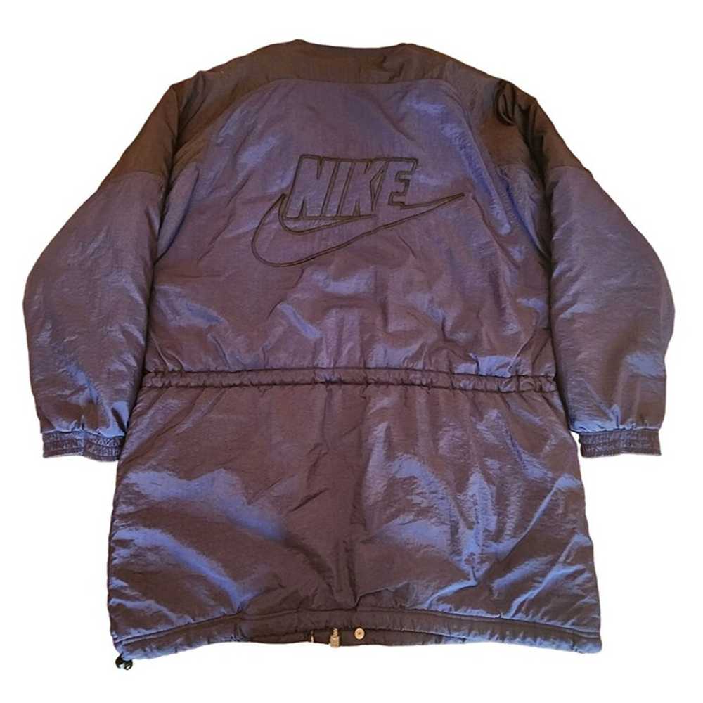 Vintage Nike Mens Puffer Jacket Blue X Large Spel… - image 9