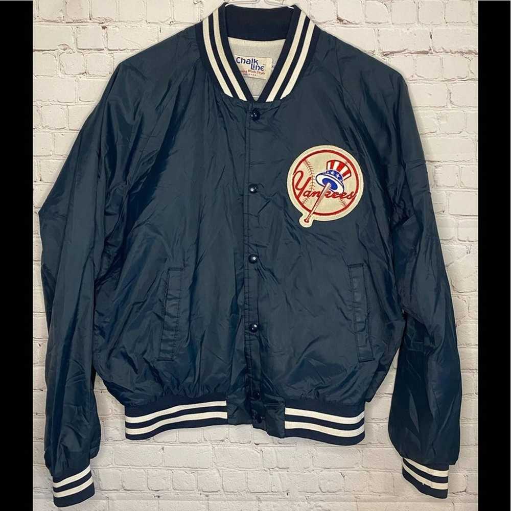 Vintage Chalk Line NY Yankees varsity jacket - image 1