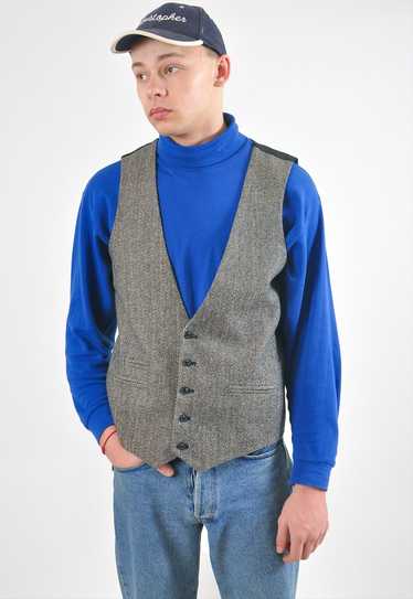 Vintage tweed vest - image 1