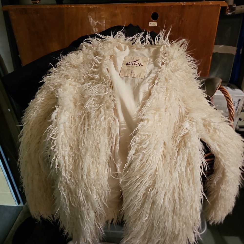 Hollister Shaggy Faux Fur Jacket - image 2