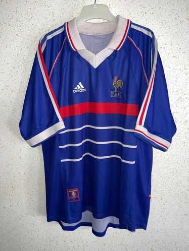 Adidas × Soccer Jersey × Vintage France 1998 Home 