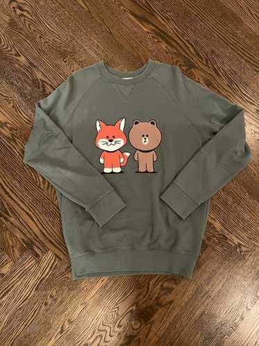 Maison Kitsune Maison Kitsune x LINE Friends Sweat