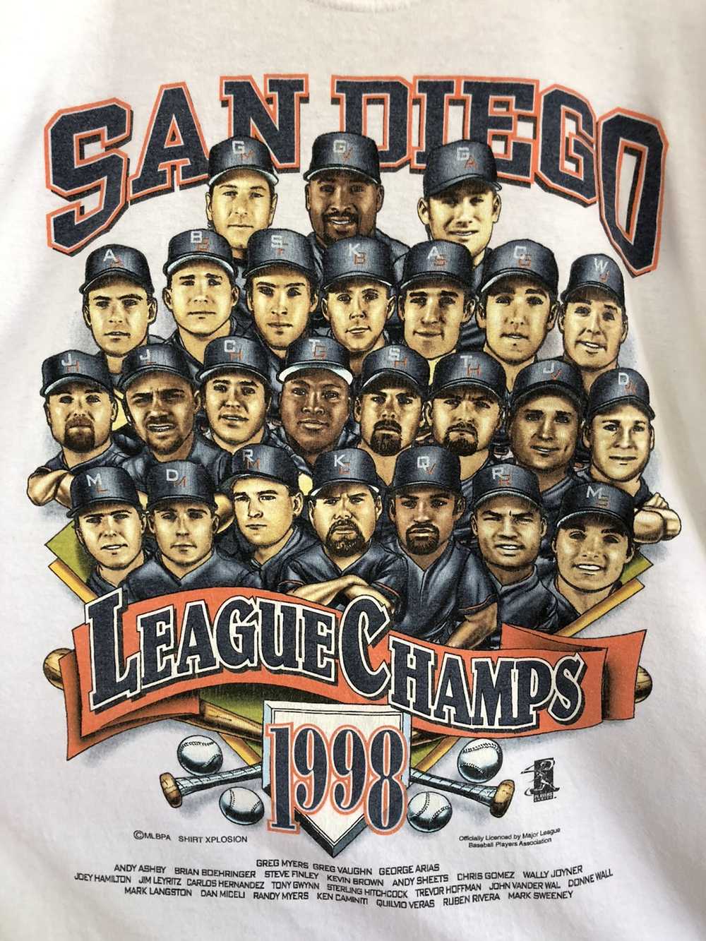 MLB × Vintage Vintage 1998 League Champs MLB San … - image 2