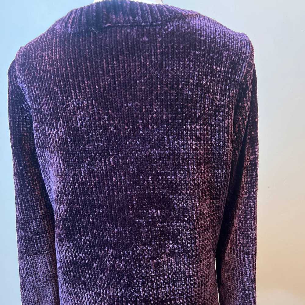 Orvis Orvis Sweater Women's Size M Pullover Purpl… - image 5