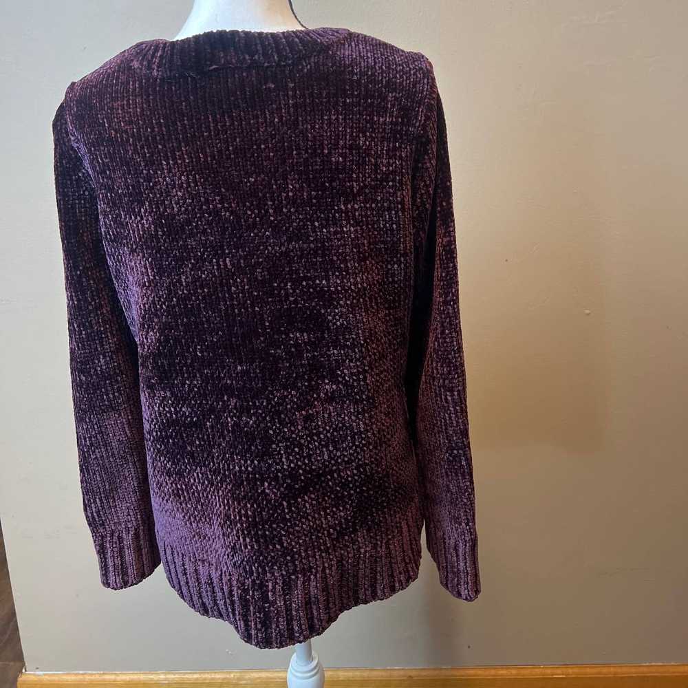 Orvis Orvis Sweater Women's Size M Pullover Purpl… - image 6