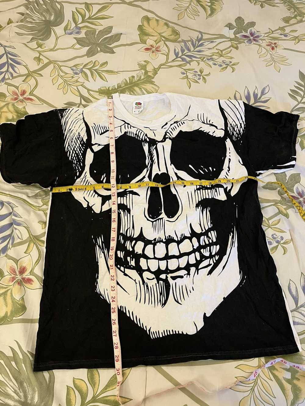 Streetwear × Vintage Y2K Big print skull shirt - image 5