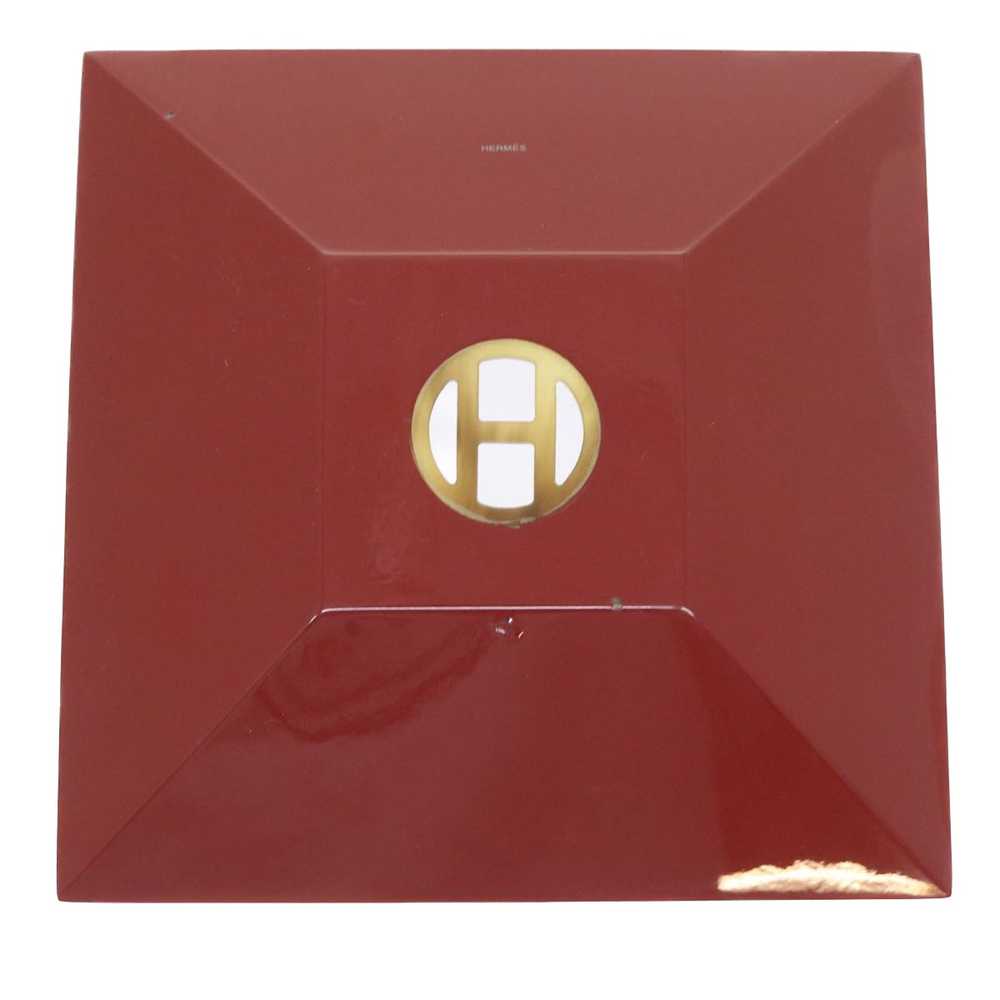 Hermes HERMES Buffalo Horn Square Plate Plastic R… - image 2