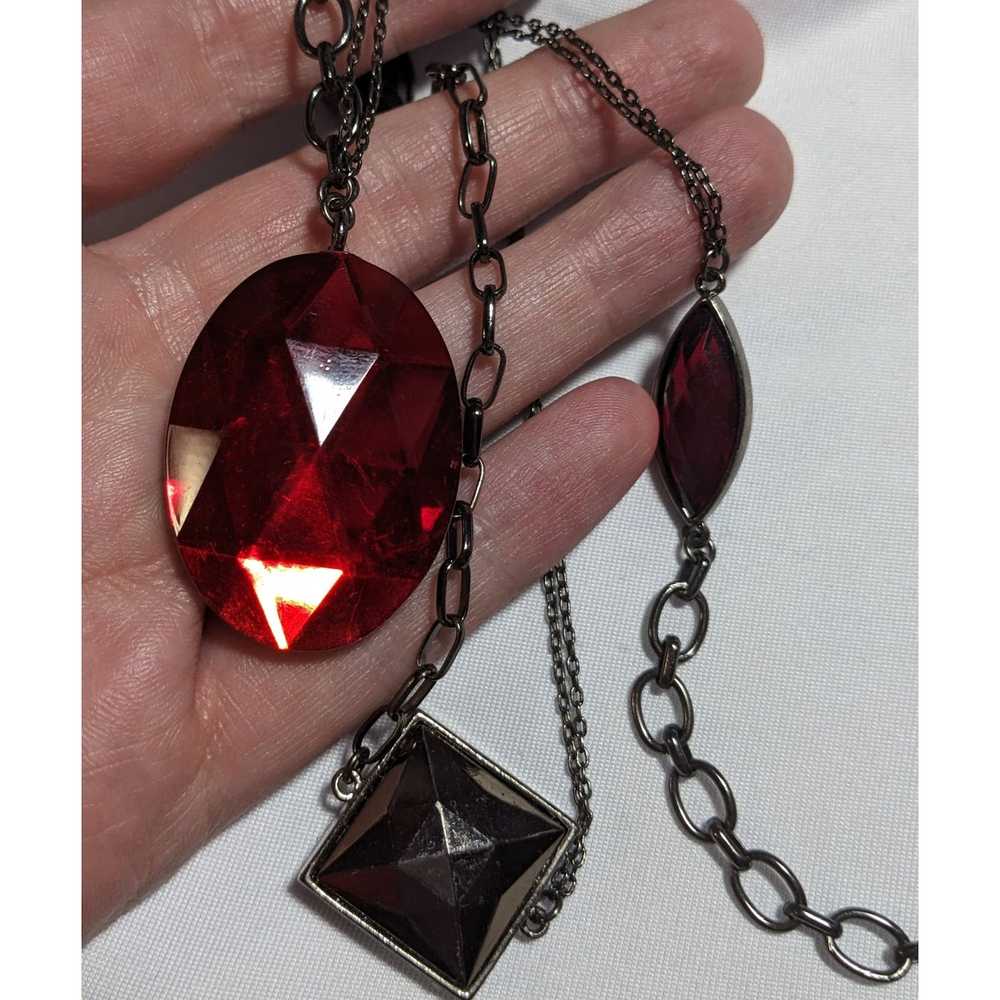 Alfani Alfani Vampire Blood Gothic Opera Necklace - image 2