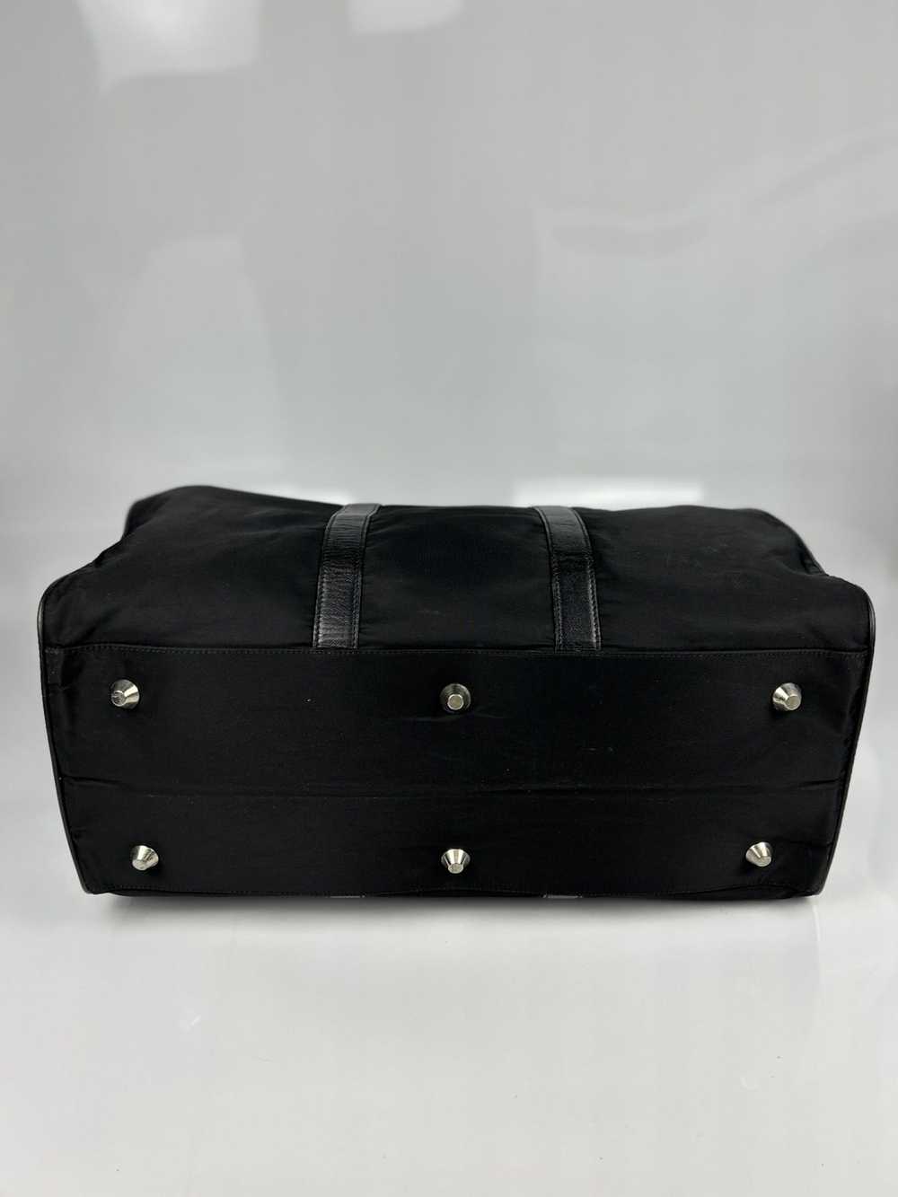 Prada Prada Black Boston Duffel Bag - image 7