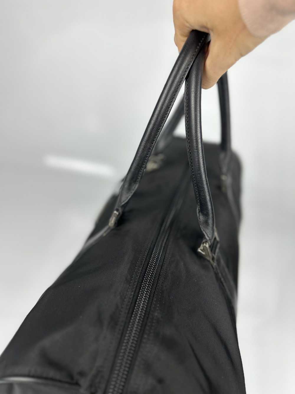 Prada Prada Black Boston Duffel Bag - image 9