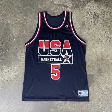 Nike Team USA No6 Penny Hardaway Navy Blue 1996 Dream Team Stitched NBA Jersey