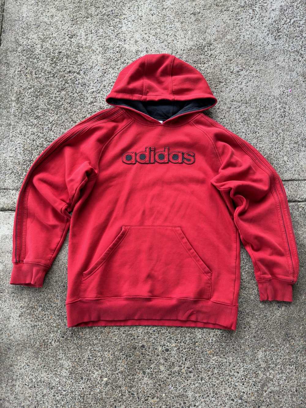 Adidas × Streetwear × Vintage Y2K Adidas Red Retr… - image 1