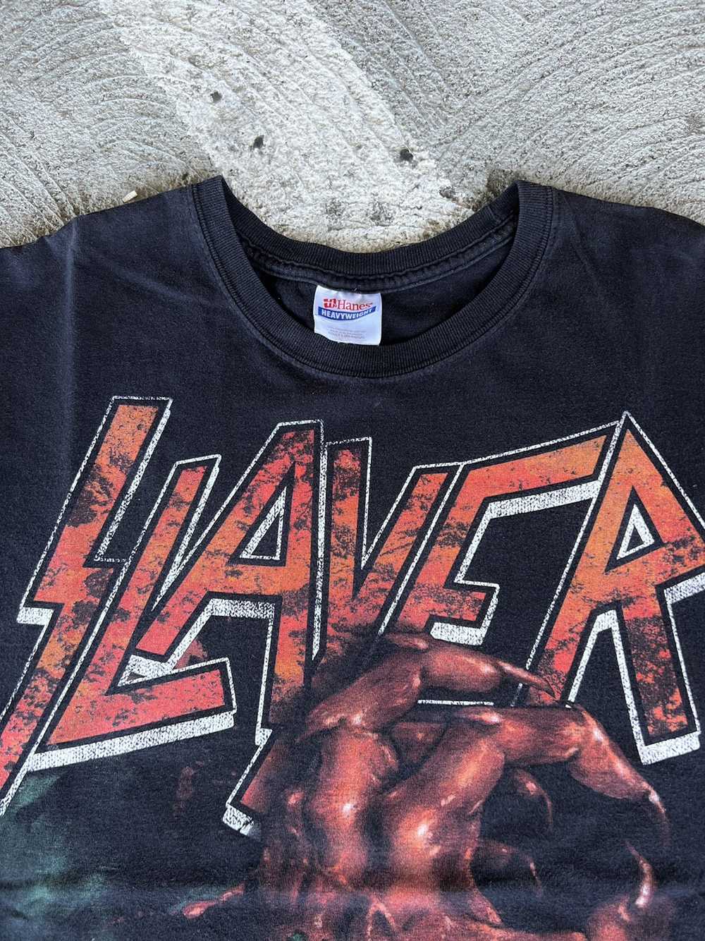 Rock T Shirt × Slayer × Vintage VINTAGE SLAYER BL… - image 2