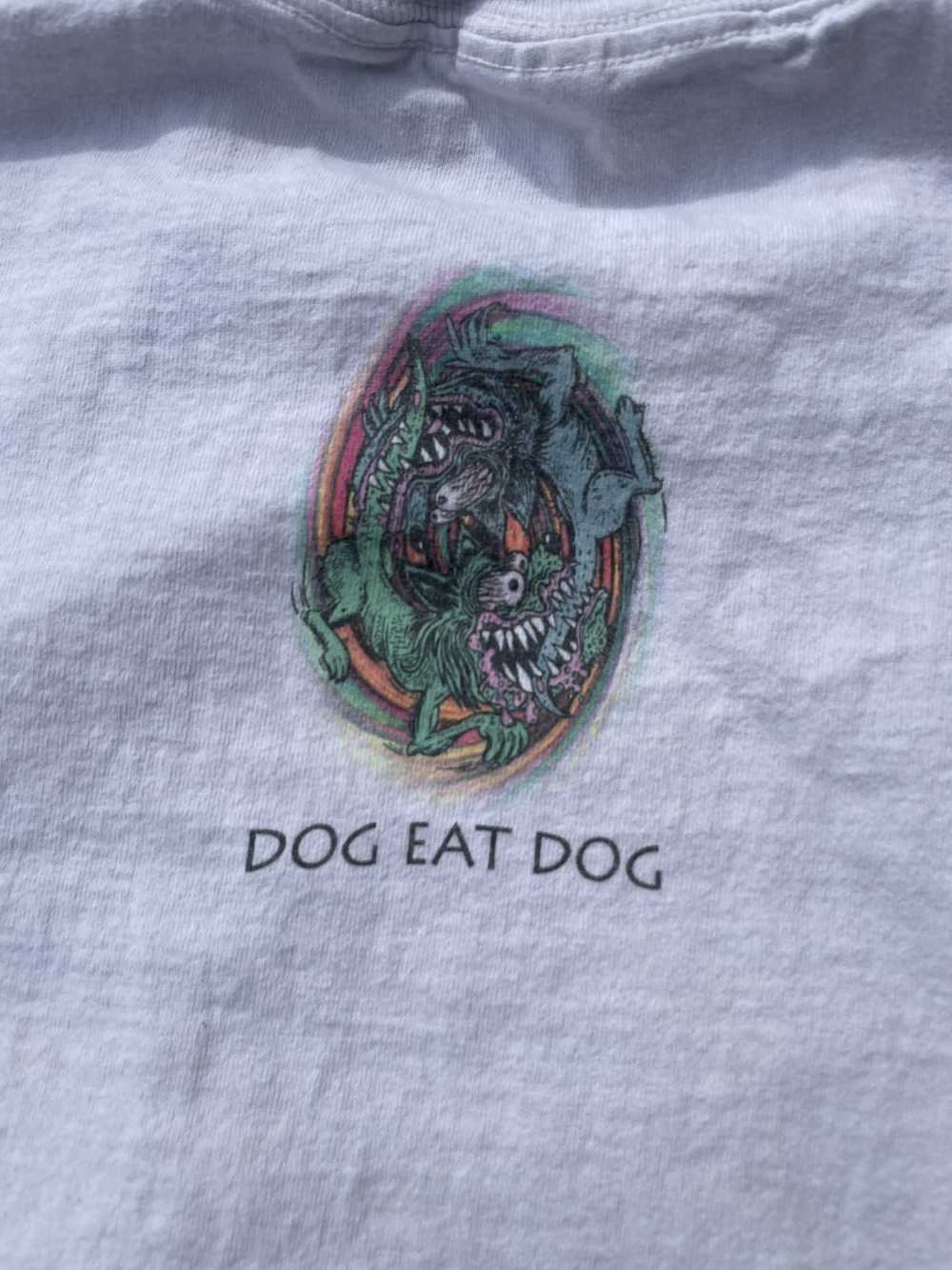 Fruit Of The Loom × Vintage Vintage 90s Dog Eat D… - image 5