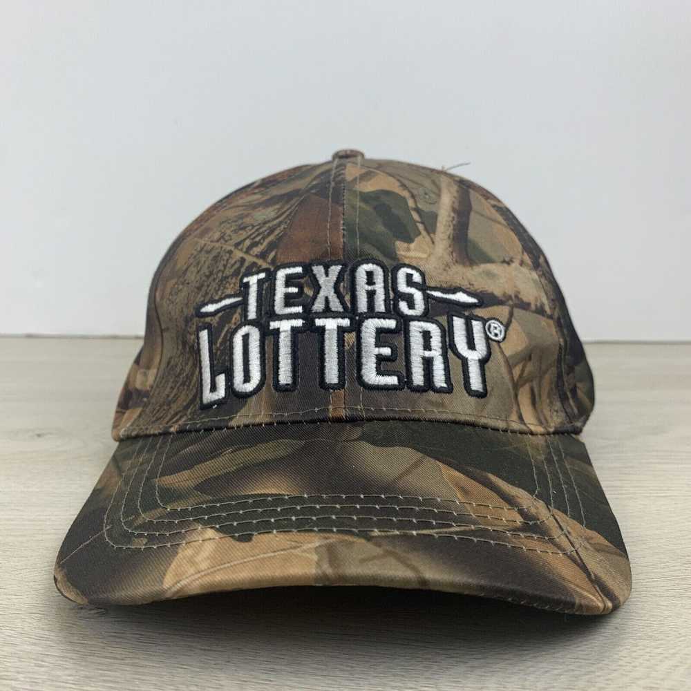 Other Texas Lottery Hat Green Camo Adjustable Adu… - image 1