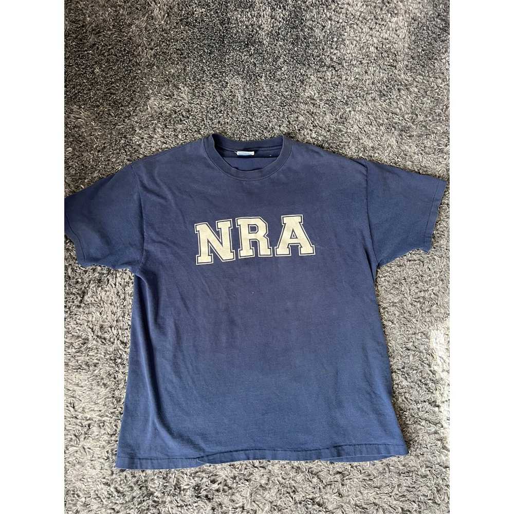 Hanes Vintage NRA National Riffle Association Sin… - image 1