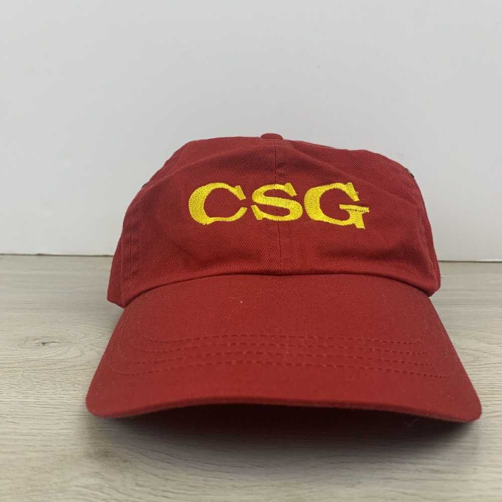 Other CSG Hat Red Adjustable Adult Hat OSFA Red B… - image 2