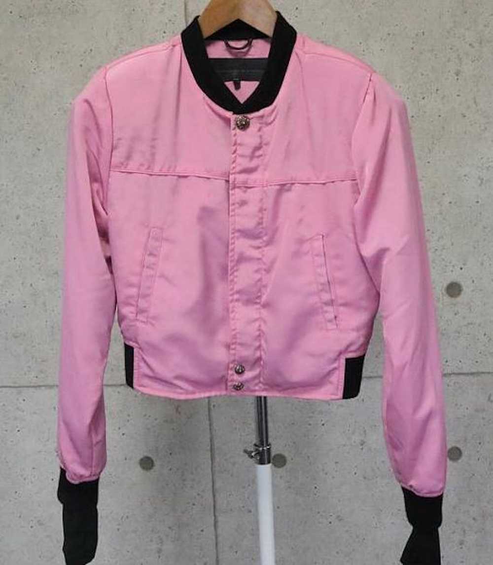 Chrome Hearts Chrome Hearts Pink Leather Bomber - image 1