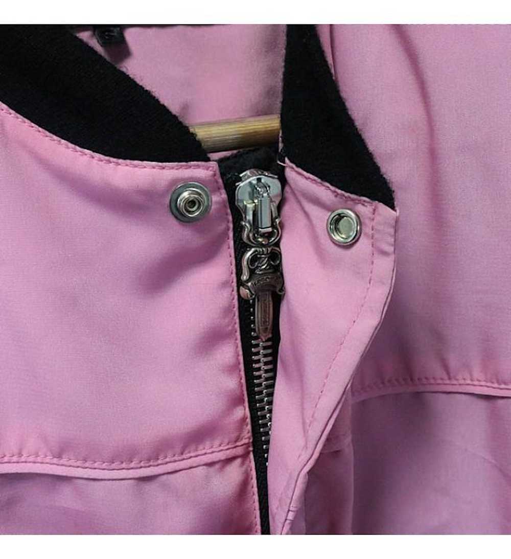 Chrome Hearts Chrome Hearts Pink Leather Bomber - image 8