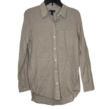 Gap Gap Men's Shirt Boyfriend Fit Long Sleeves Bu… - image 1