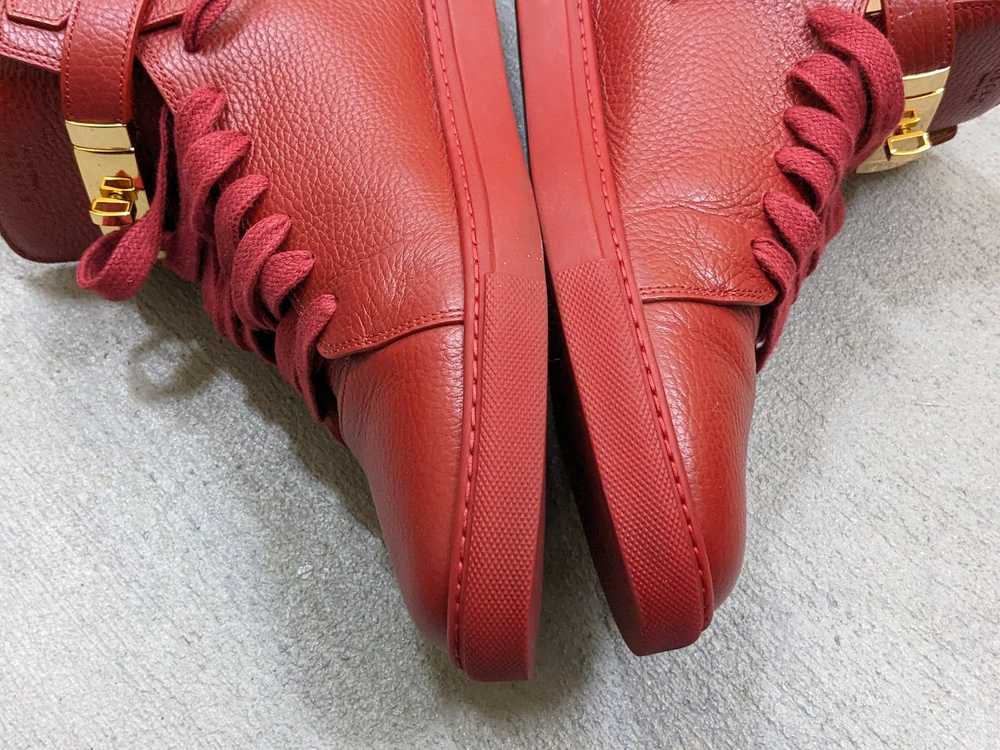 Buscemi × Streetwear Buscemi 100 MM Red Leather I… - image 10