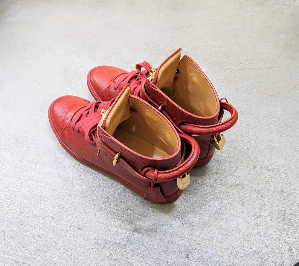 Buscemi × Streetwear Buscemi 100 MM Red Leather I… - image 12