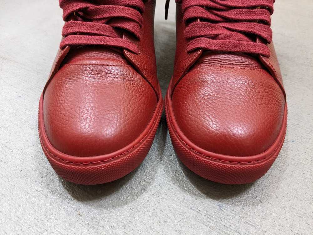 Buscemi × Streetwear Buscemi 100 MM Red Leather I… - image 2