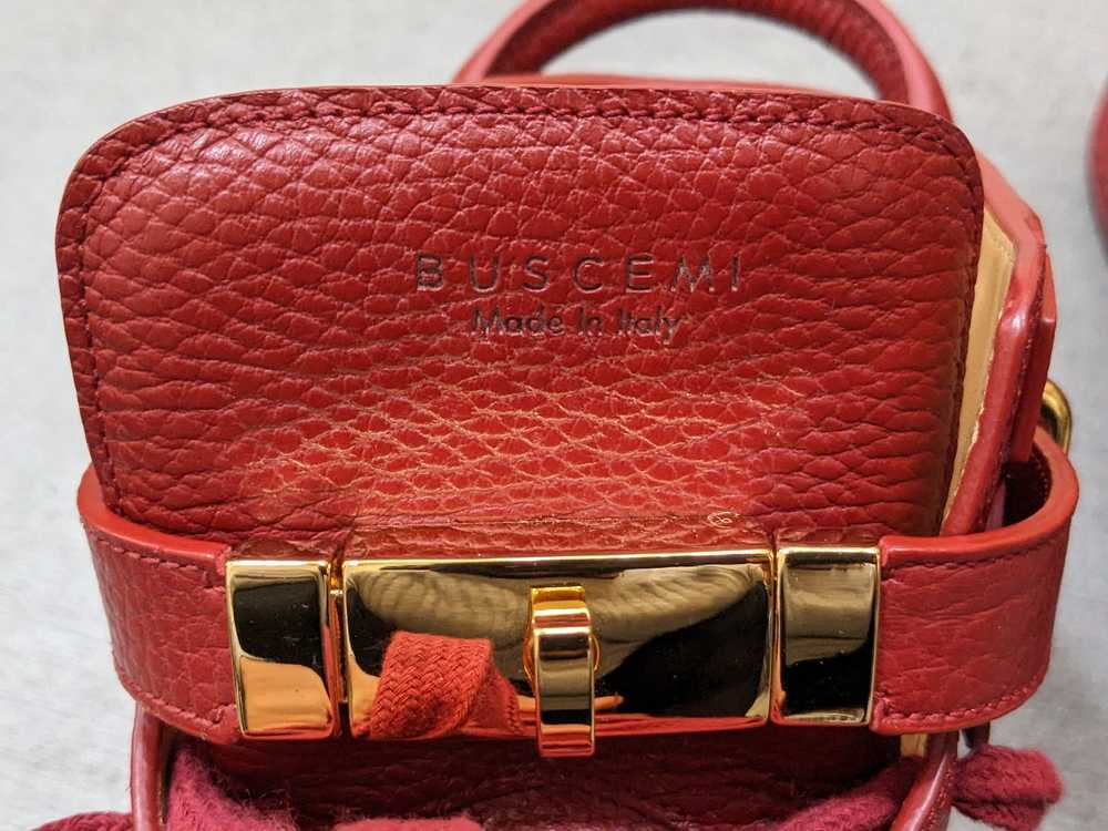 Buscemi × Streetwear Buscemi 100 MM Red Leather I… - image 3