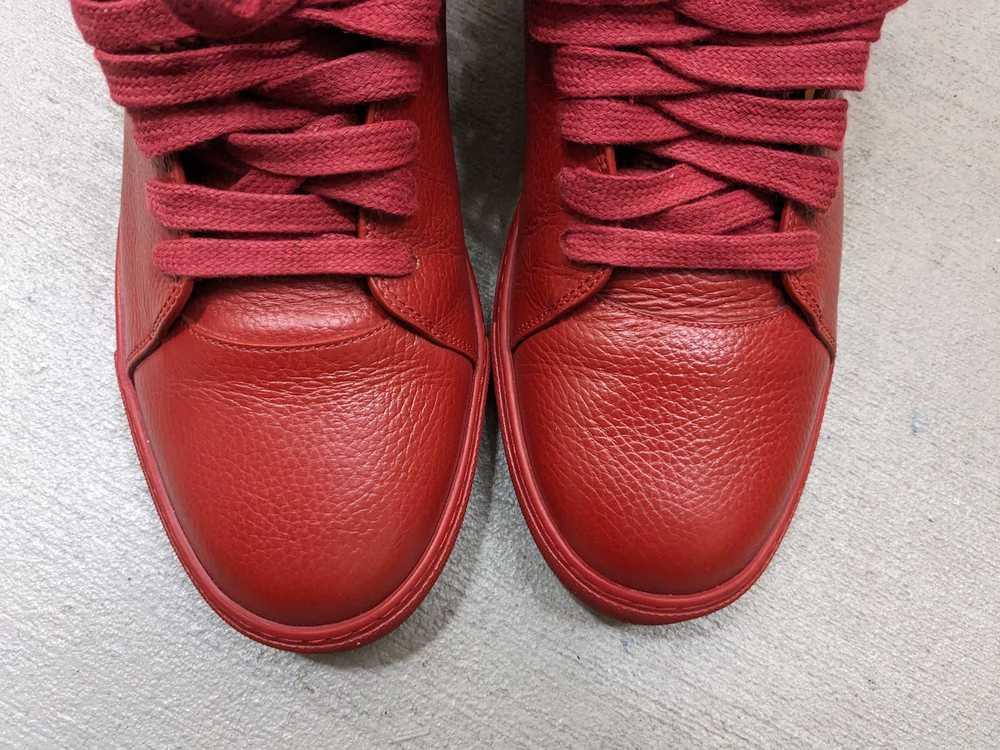 Buscemi × Streetwear Buscemi 100 MM Red Leather I… - image 5