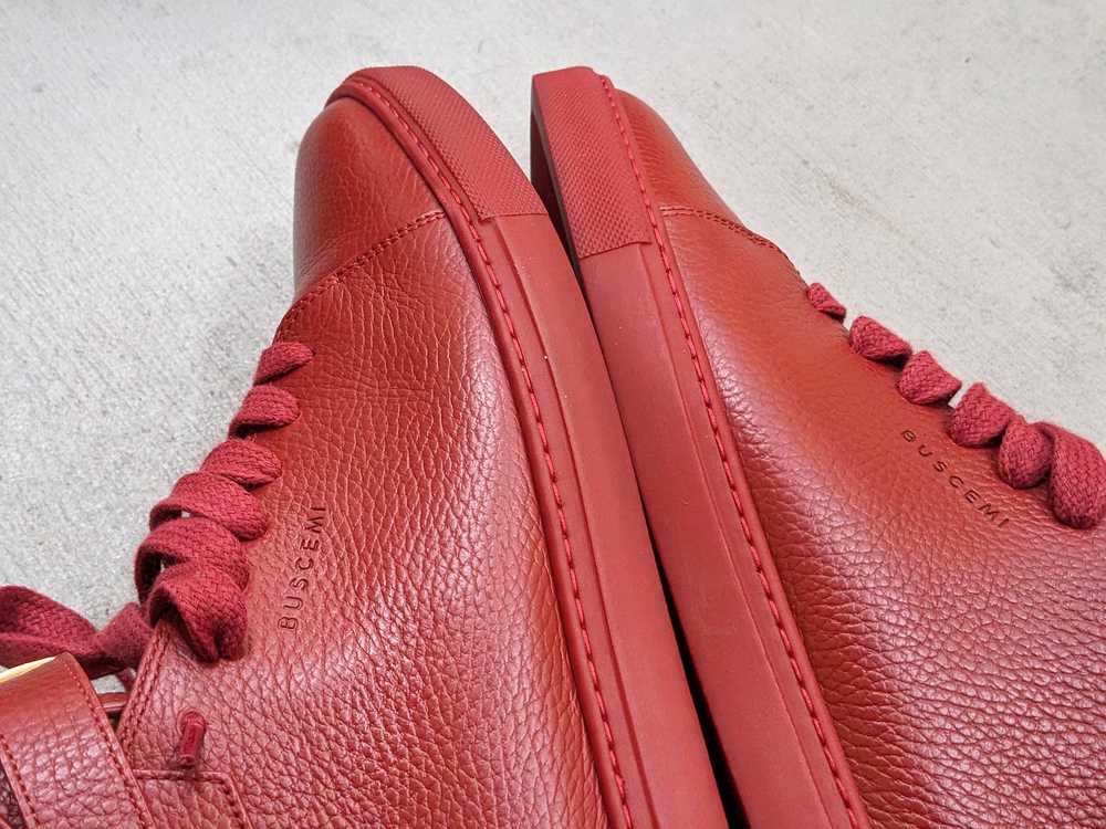Buscemi × Streetwear Buscemi 100 MM Red Leather I… - image 6