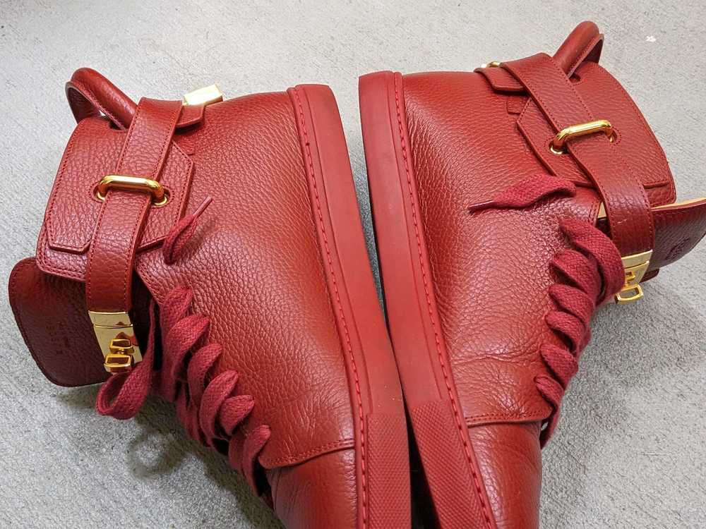 Buscemi × Streetwear Buscemi 100 MM Red Leather I… - image 9