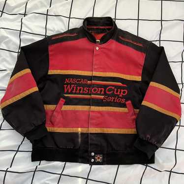 Bulldawg Racing Apparel NASCAR Winston Cup Series Jacket selling Sz XL Red Black White