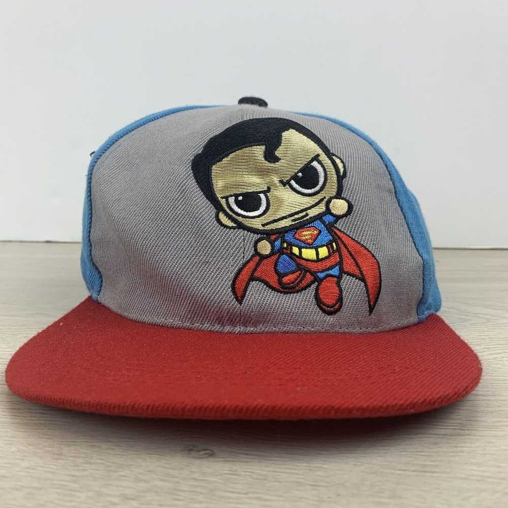 Other Superman Hat Gray Adjustable Adult Hat OSFA… - image 3